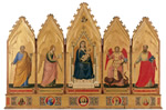 Giotto. Polyptych. 1330 35. 91x340cm. Pinacoteca Bologna