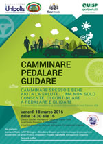 Volantino camminare pedalare guidare 150