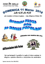 FESTA DANZE POPOLARI 11 Marzo 2018