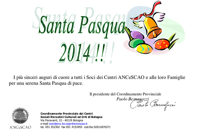 2014 buona pasqua